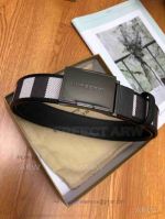 AAA Quality Burberry Vintage Check Leather Belt Plaque Buckle